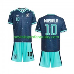 Německo Dres Jamal Musiala 10 Venkovní Fotbalové Dresy pro Děti MS ve fotbale 2026 Krátký rukáv