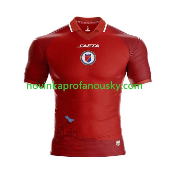 Dres Haiti Alternativní Fotbalové Dresy pro Muže MS ve fotbale 2026 Krátký rukáv
