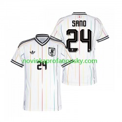 Japonsko Dres Kaishu Sano 24 Venkovní Fotbalové Dresy pro Muže MS ve fotbale 2026 Krátký rukáv