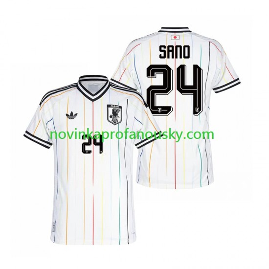 Japonsko Dres Kaishu Sano 24 Venkovní Fotbalové Dresy pro Muže MS ve fotbale 2026 Krátký rukáv