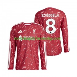 Liverpool Dres Dominik Szoboszlai 8 Domácí Fotbalové Dresy pro Muže 2026-2027 Dlouhý rukáv