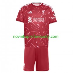 Liverpool Dres Domácí Fotbalové Dresy pro Děti 2026-2027 Krátký rukáv