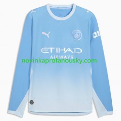 Manchester City Dres Domácí Fotbalové Dresy pro Muže 2026-2027 Dlouhý rukáv