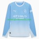 Manchester City Dres Domácí Fotbalové Dresy pro Muže 2026-2027 Dlouhý rukáv
