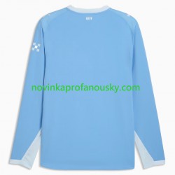 Manchester City Dres Domácí Fotbalové Dresy pro Muže 2026-2027 Dlouhý rukáv