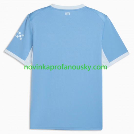 Manchester City Dres Domácí Fotbalové Dresy pro Muže 2026-2027 Krátký rukáv