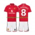 Manchester United Dres Bruno Fernandes 8 Domácí Fotbalové Dresy pro Děti 2026-2027 Krátký rukáv