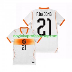 Nizozemsko Dres Frenkie de Jong 21 Venkovní Fotbalové Dresy pro Muže MS ve fotbale 2026 Krátký rukáv