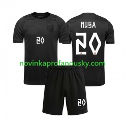 Norsko Dres Antonio NUSA 20 Venkovní Fotbalové Dresy pro Děti MS ve fotbale 2026 Krátký rukáv