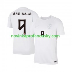 Norsko Dres Braut Haaland 9 Alternativní Fotbalové Dresy pro Muže MS ve fotbale 2026 Krátký rukáv