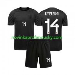 Norsko Dres Julian Ryerson 14 Venkovní Fotbalové Dresy pro Děti MS ve fotbale 2026 Krátký rukáv