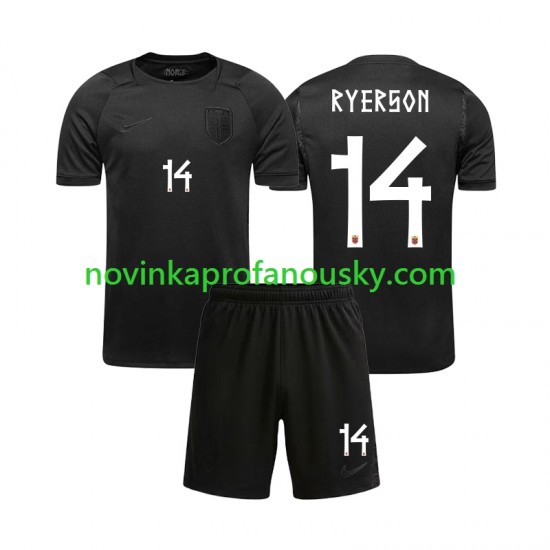 Norsko Dres Julian Ryerson 14 Venkovní Fotbalové Dresy pro Děti MS ve fotbale 2026 Krátký rukáv