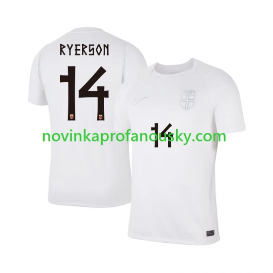 Norsko Dres Julian Ryerson 14 Alternativní Fotbalové Dresy pro Muže MS ve fotbale 2026 Krátký rukáv