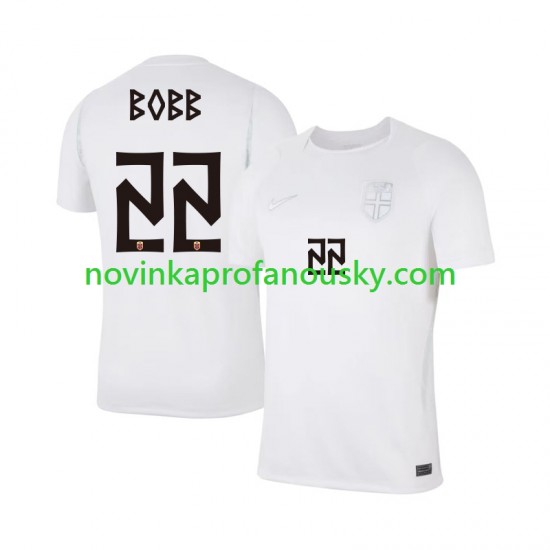 Norsko Dres Oscar Bobb 22 Alternativní Fotbalové Dresy pro Muže MS ve fotbale 2026 Krátký rukáv