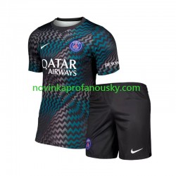 Paris Saint-Germain Dres Brankářské Domácí Fotbalové Dresy pro Děti 2026-2027 Krátký rukáv