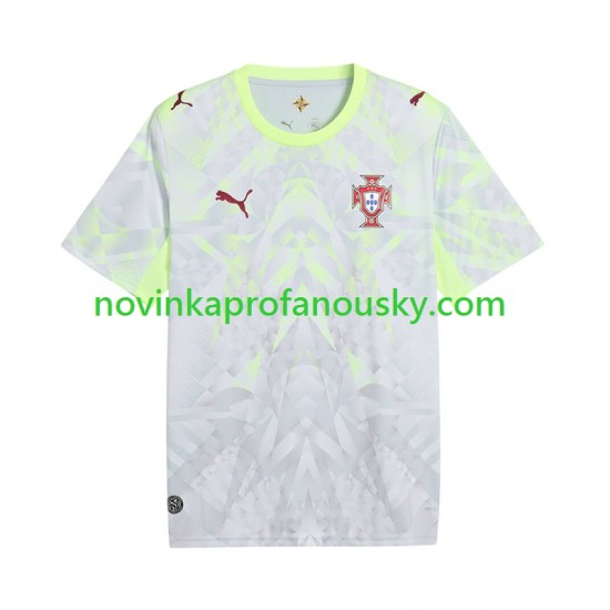 Portugalsko Dres Brankářské Venkovní Fotbalové Dresy pro Muže MS ve fotbale 2026 Krátký rukáv