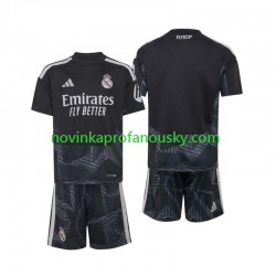 Real Madrid Dres Brankářské Domácí Fotbalové Dresy pro Děti 2026-2027 Krátký rukáv