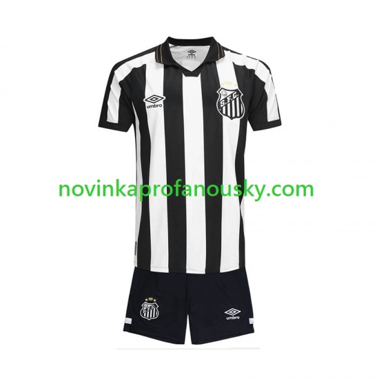 Santos FC Dres Venkovní Fotbalové Dresy pro Děti 2026-2027 Krátký rukáv