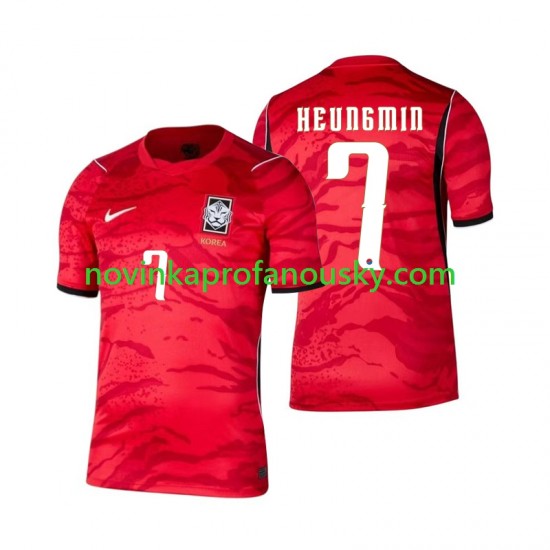 Jižní Korea Dres Son Heung-min 7 Domácí Fotbalové Dresy pro Muže MS ve fotbale 2026 Krátký rukáv