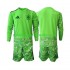 Španělsko Dres 6th Green color Brankářské pro Děti MS ve fotbale 2026 Dlouhý rukáv