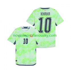 Švýcarsko Dres Granit Xhaka 10 Venkovní Fotbalové Dresy pro Muže MS ve fotbale 2026 Krátký rukáv