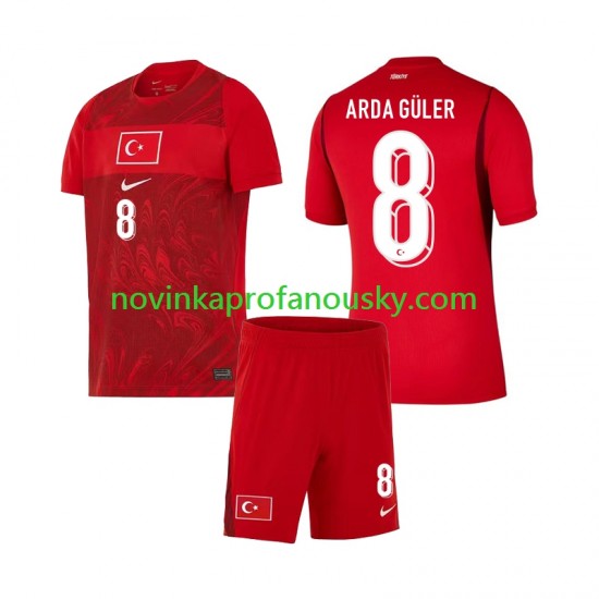 Turecko Dres Arda Guler 8 Domácí Fotbalové Dresy pro Děti MS ve fotbale 2026 Krátký rukáv