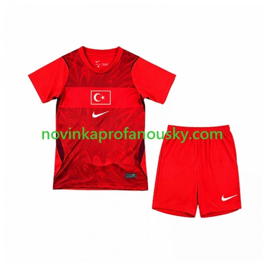Turecko Dres Domácí Fotbalové Dresy pro Děti MS ve fotbale 2026 Krátký rukáv