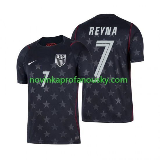 Spojené Státy Americké Dres Giovanni Reyna 7 Venkovní Fotbalové Dresy pro Muže MS ve fotbale 2026 Krátký rukáv