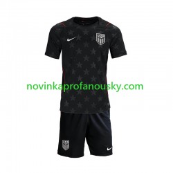 Spojené Státy Americké Dres Venkovní Fotbalové Dresy pro Děti MS ve fotbale 2026 Krátký rukáv