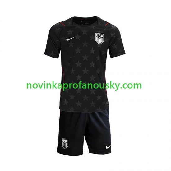 Spojené Státy Americké Dres Venkovní Fotbalové Dresy pro Děti MS ve fotbale 2026 Krátký rukáv