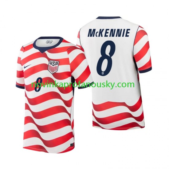 Spojené Státy Americké Dres Weston McKennie 8 Domácí Fotbalové Dresy pro Muže MS ve fotbale 2026 Krátký rukáv