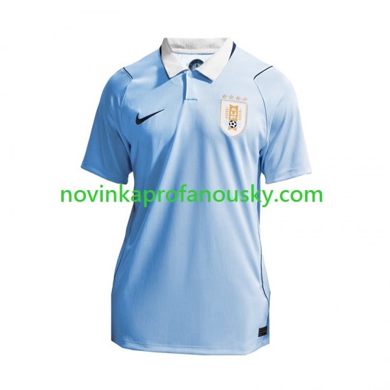 Uruguay Dres Domácí Fotbalové Dresy pro Muže 2026 Krátký rukáv