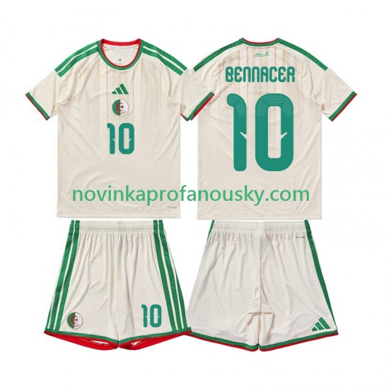 Alžírsko Dres Ismael Bennacer 10 Domácí Fotbalové Dresy pro Děti 2026 Krátký rukáv