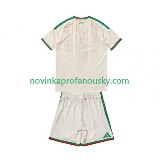 Alžírsko Dres Domácí Fotbalové Dresy pro Děti 2026 Krátký rukáv