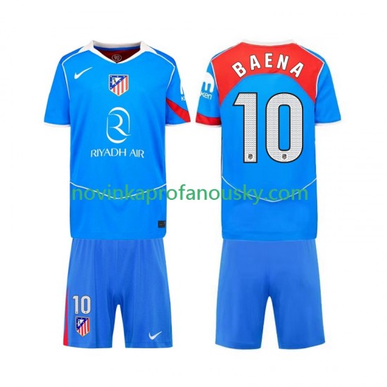 Atlético Madrid Dres Alex Baena 10 Alternativní Fotbalové Dresy pro Děti 2025-2026 Krátký rukáv