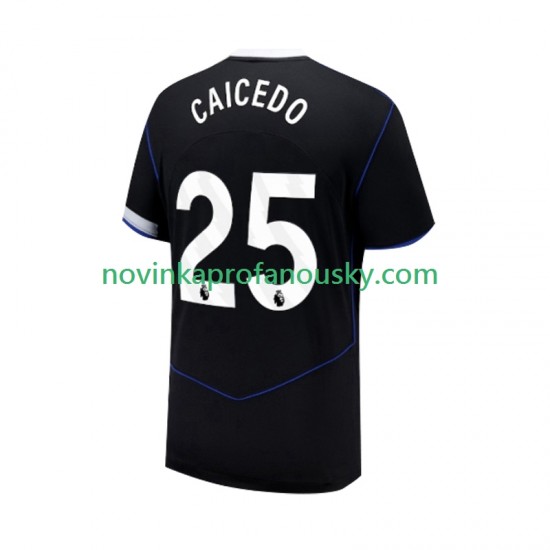 Chelsea Dres Moises Caicedo 25 Alternativní Fotbalové Dresy pro Muže 2025-2026 Krátký rukáv