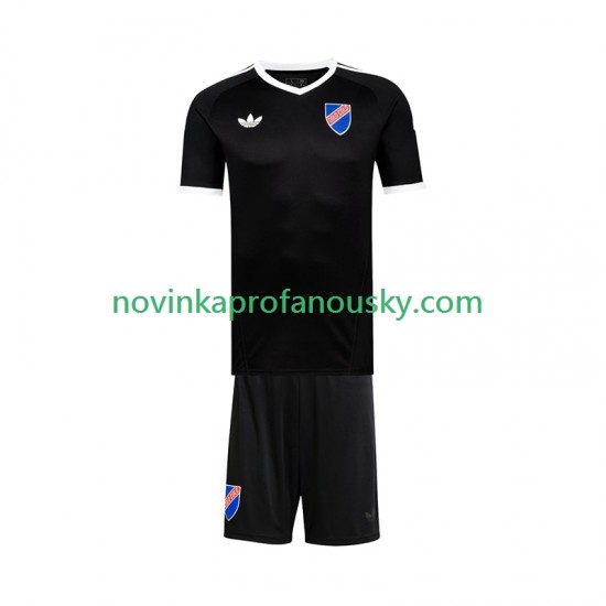 Colo-Colo Dres Centenary Brankářské Domácí Fotbalové Dresy pro Děti 2025-2026 Krátký rukáv