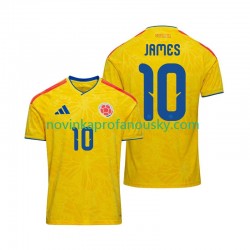 Kolumbie Dres James Rodriguez 10 Domácí Fotbalové Dresy pro Muže MS ve fotbale 2026 Krátký rukáv