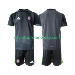 Kostarika Dres Brankářské Venkovní Fotbalové Dresy pro Děti 2025 Krátký rukáv