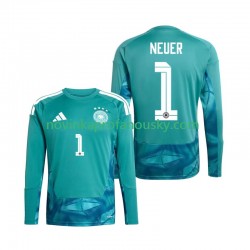 Německo Dres Manuel Neuer 1 Brankářské Domácí Fotbalové Dresy pro Muže MS ve fotbale 2026 Dlouhý rukáv