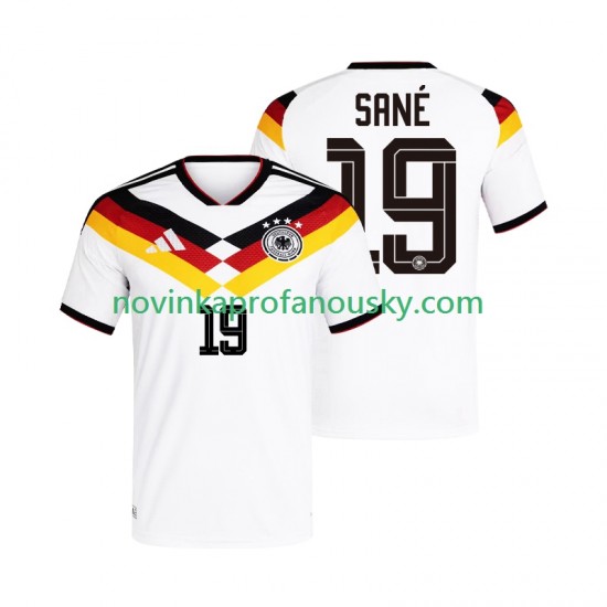 Německo Dres Leroy Sane 19 Domácí Fotbalové Dresy pro Muže MS ve fotbale 2026 Krátký rukáv