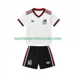 Mexiko Dres Venkovní Fotbalové Dresy pro Děti MS ve fotbale 2026 Krátký rukáv