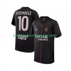 Paris Saint-Germain Dres Ousmane Dembele 10 Čtvrtý Fotbalové Dresy pro Muže 2025-2026 Krátký rukáv