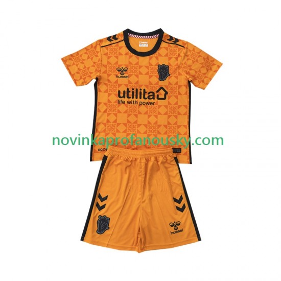 Dres Sunderland Brankářské Alternativní Fotbalové Dresy pro Děti 2025-2026 Krátký rukáv