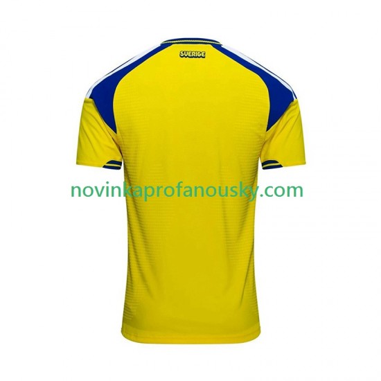 Švédsko Dres Domácí Fotbalové Dresy pro Muže 2026 Krátký rukáv