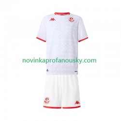 Tunisko Dres Venkovní Fotbalové Dresy pro Děti 2025 Krátký rukáv