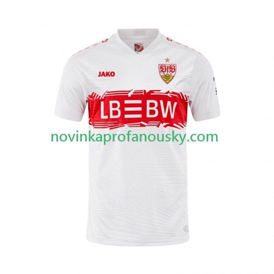 VfB Stuttgart Dres Domácí Fotbalové Dresy pro Muže 2025-2026 Krátký rukáv