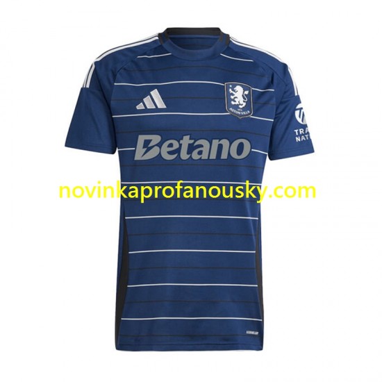 Aston Villa Dres Alternativní Fotbalové Dresy pro Muže 2024-2025 Krátký rukáv