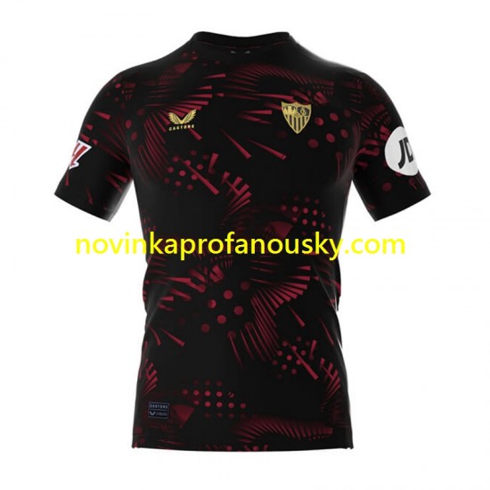 Sevilla FC Dres Alternativní Fotbalové Dresy pro Muže 2024-2025 Krátký rukáv