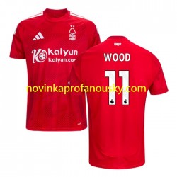 Nottingham Forest Dres Chris Wood 11 Domácí Fotbalové Dresy pro Muže 2024-2025 Krátký rukáv